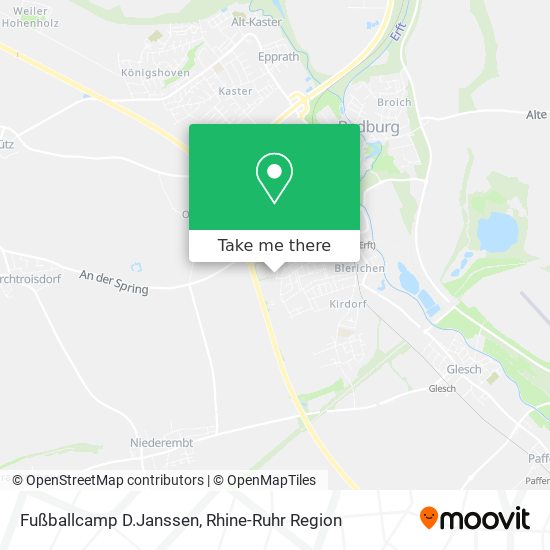 Fußballcamp D.Janssen map