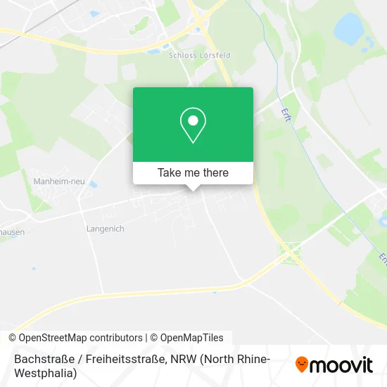 Карта Bachstraße / Freiheitsstraße