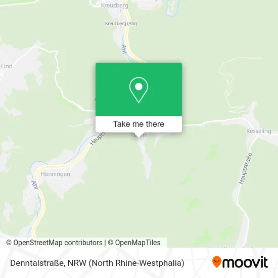 Карта Denntalstraße