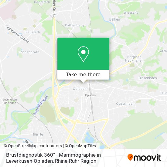 Brustdiagnostik 360° - Mammographie in Leverkusen-Opladen map