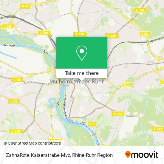 ZahnäRzte Kaiserstraße Mvz map