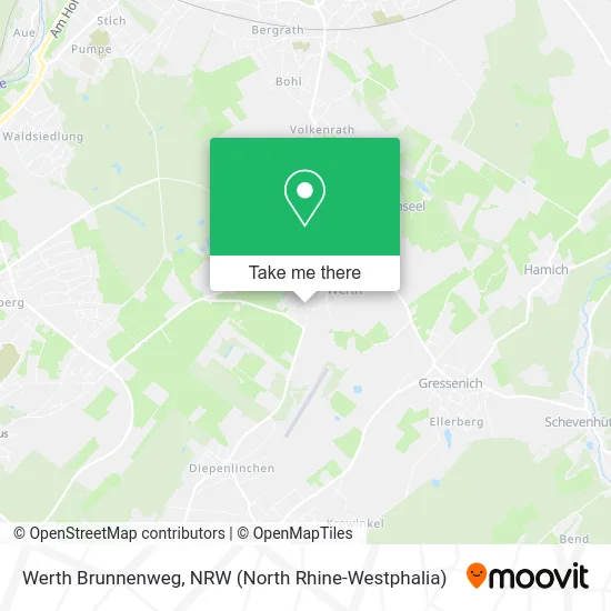 Werth Brunnenweg map