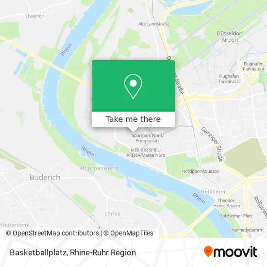 Карта Basketballplatz