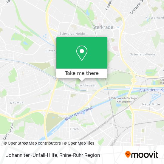 Johanniter -Unfall-Hilfe map