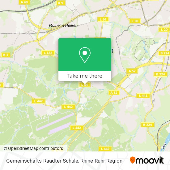 Gemeinschafts-Raadter Schule map