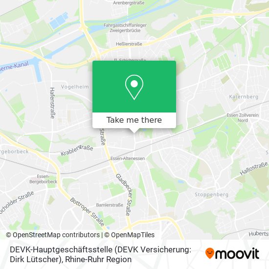 DEVK-Hauptgeschäftsstelle (DEVK Versicherung: Dirk Lütscher) map