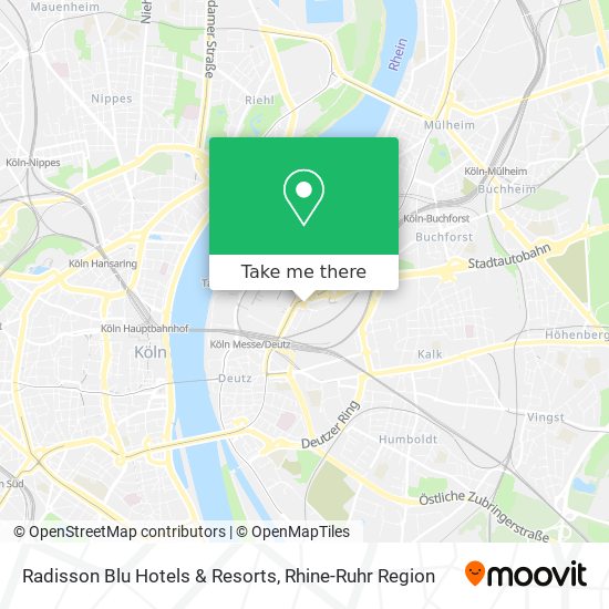 Radisson Blu Hotels & Resorts map