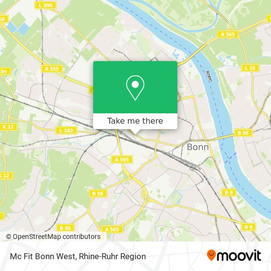 Карта Mc Fit Bonn West