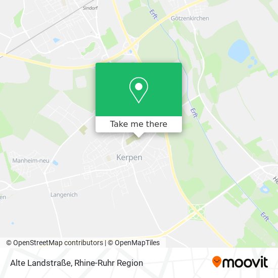 Alte Landstraße map