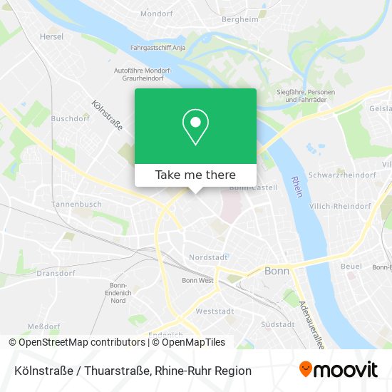 Kölnstraße / Thuarstraße map