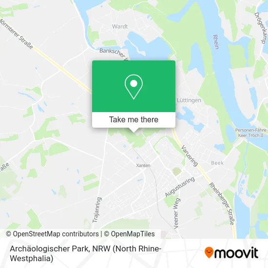 Карта Archäologischer Park