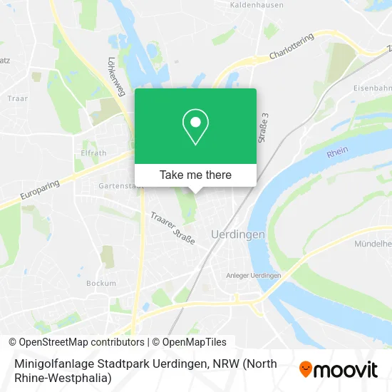 Карта Minigolfanlage Stadtpark Uerdingen
