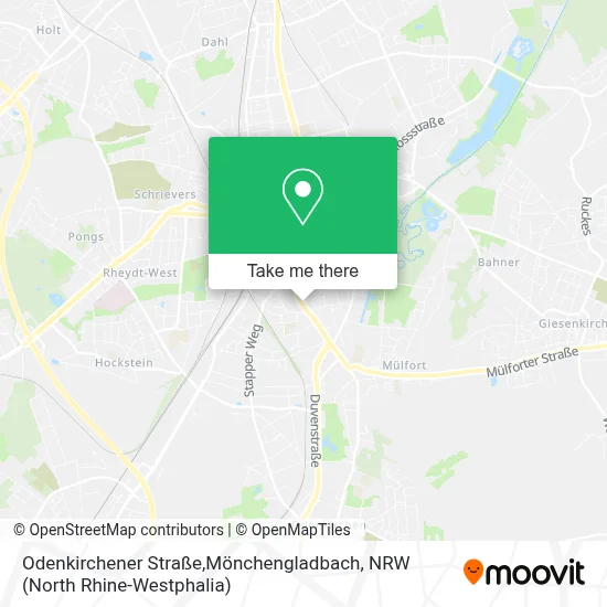 Odenkirchener Straße,Mönchengladbach map