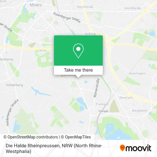 Карта Die Halde Rheinpreussen