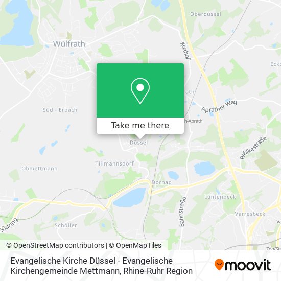 Evangelische Kirche Düssel - Evangelische Kirchengemeinde Mettmann map