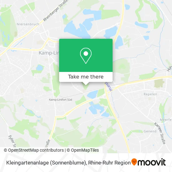 Карта Kleingartenanlage (Sonnenblume)