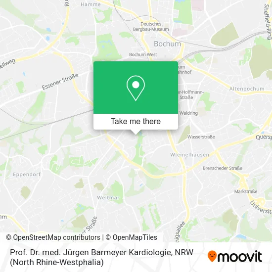 Карта Prof. Dr. med. Jürgen Barmeyer Kardiologie