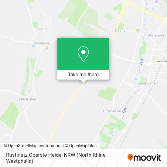 Карта Rastplatz Oberste Heide