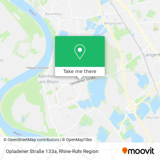Карта Opladener Straße 133a