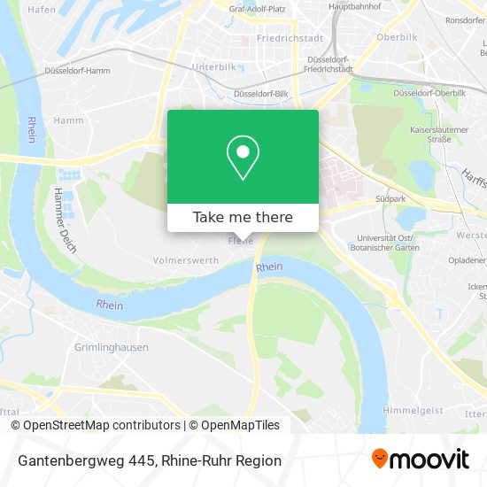 Gantenbergweg 445 map