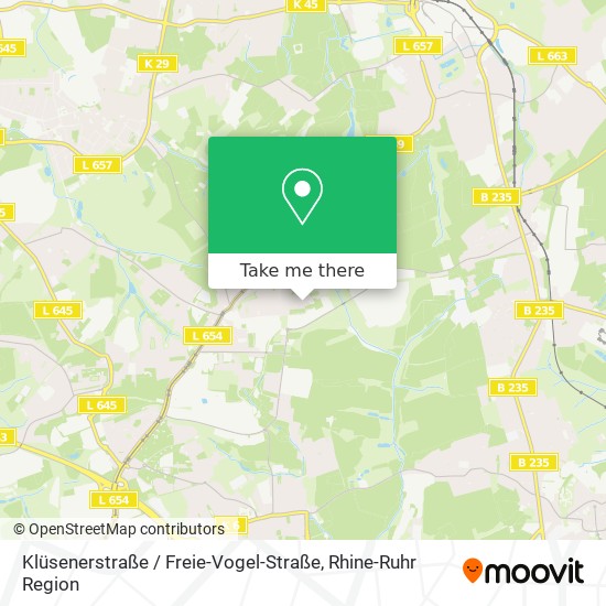 Klüsenerstraße / Freie-Vogel-Straße map