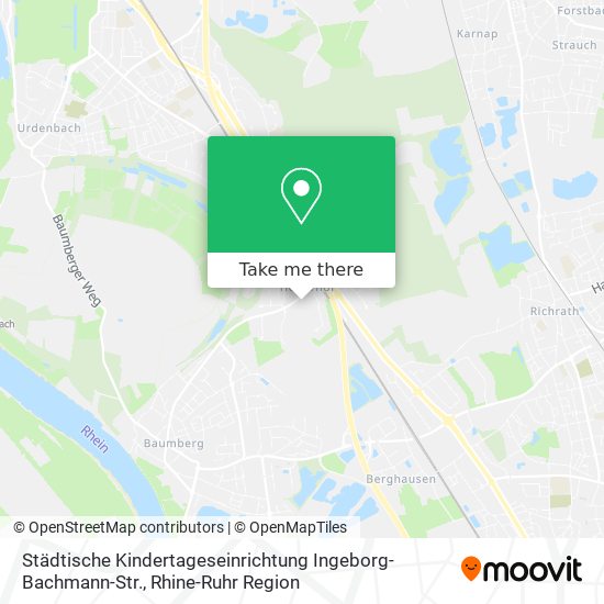 Карта Städtische Kindertageseinrichtung Ingeborg-Bachmann-Str.