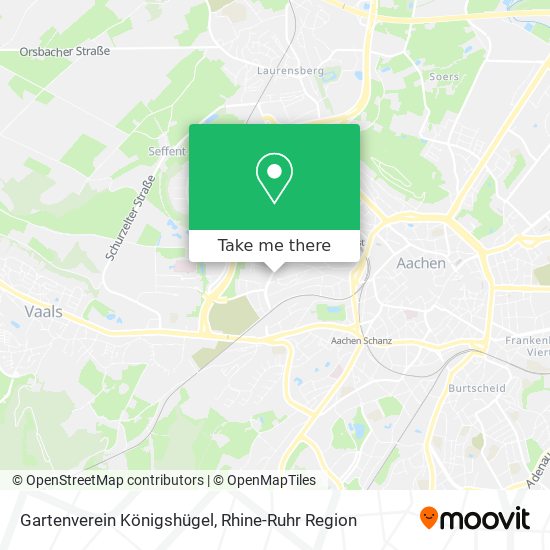 Gartenverein Königshügel map