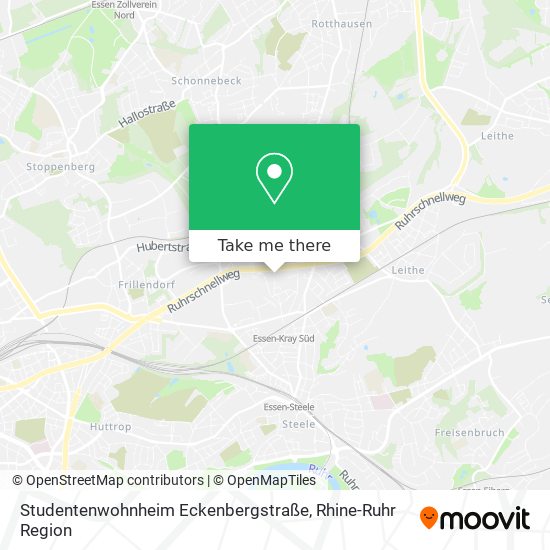 Studentenwohnheim Eckenbergstraße map