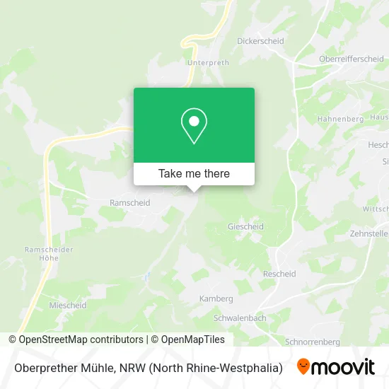 Карта Oberprether Mühle