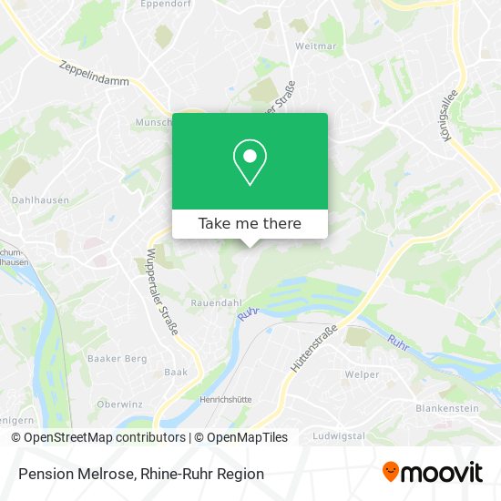 Pension Melrose map