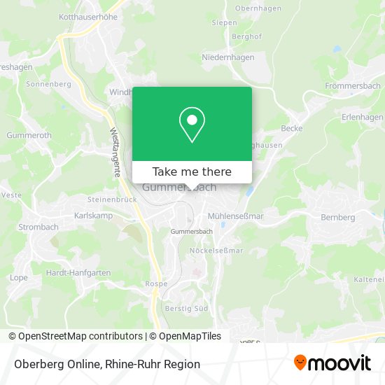 Oberberg Online map
