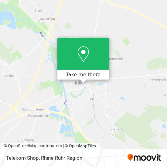 Telekom Shop map