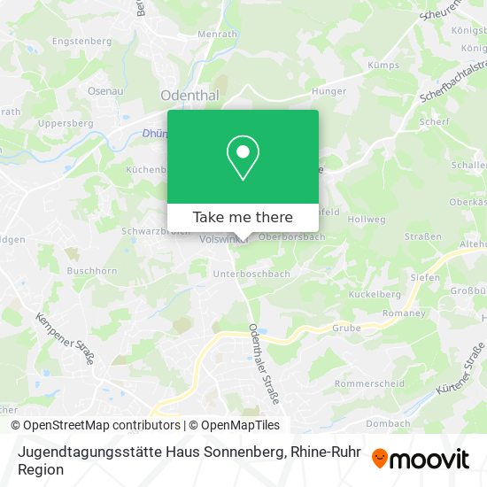 Jugendtagungsstätte Haus Sonnenberg map
