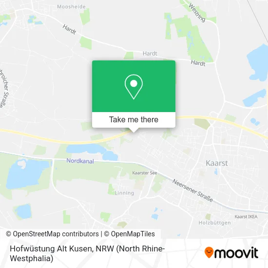 Карта Hofwüstung Alt Kusen