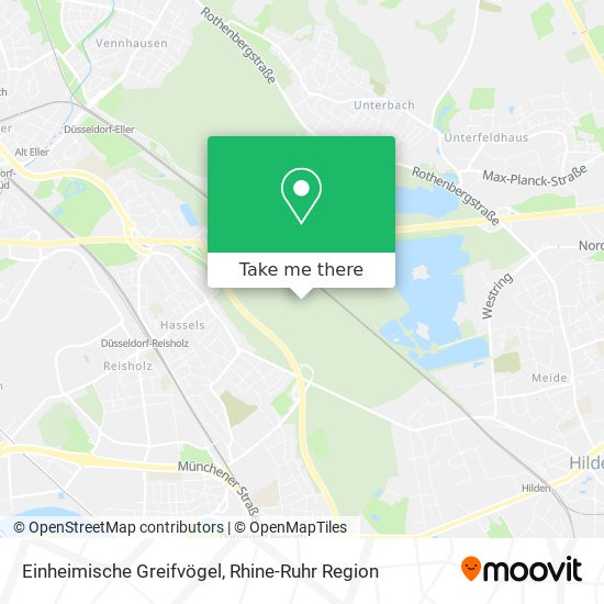 Einheimische Greifvögel map