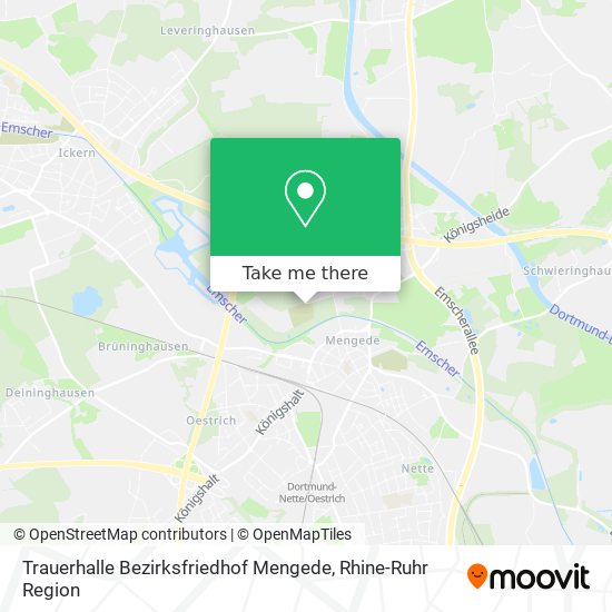 Trauerhalle Bezirksfriedhof Mengede map