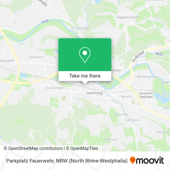 Parkplatz Feuerwehr map