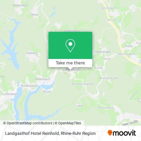 Landgasthof Hotel Reinhold map