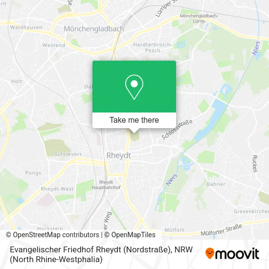 Карта Evangelischer Friedhof Rheydt (Nordstraße)