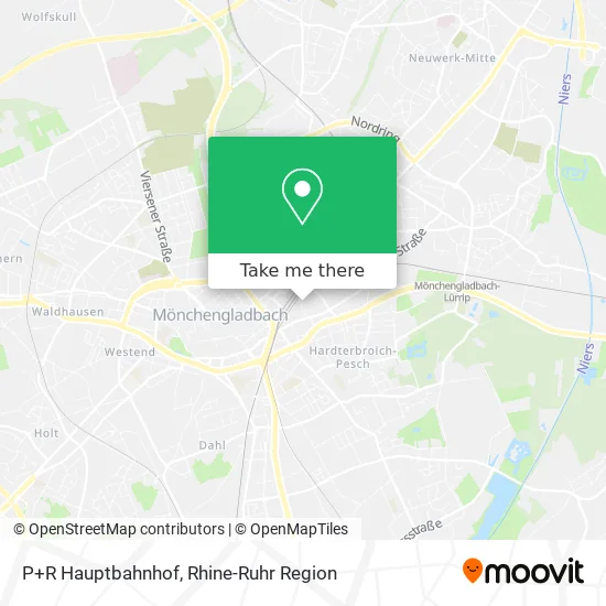 P+R Hauptbahnhof map