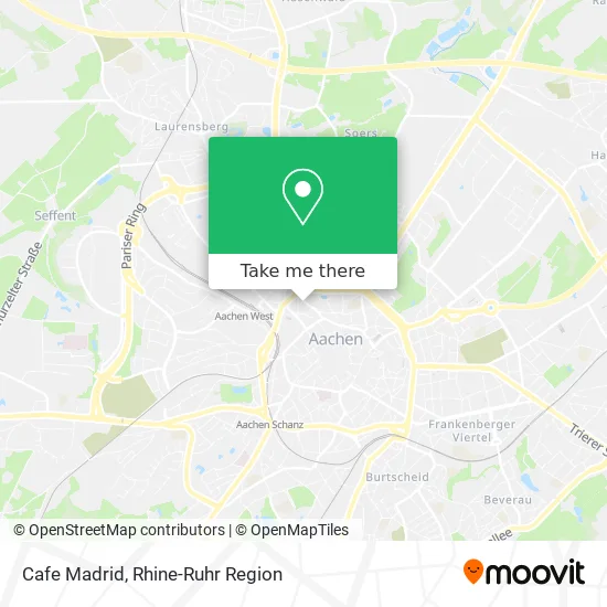 Карта Cafe Madrid