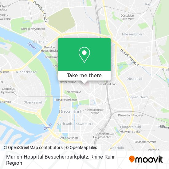 Marien-Hospital Besucherparkplatz map