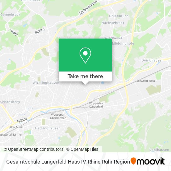 Gesamtschule Langerfeld Haus IV map