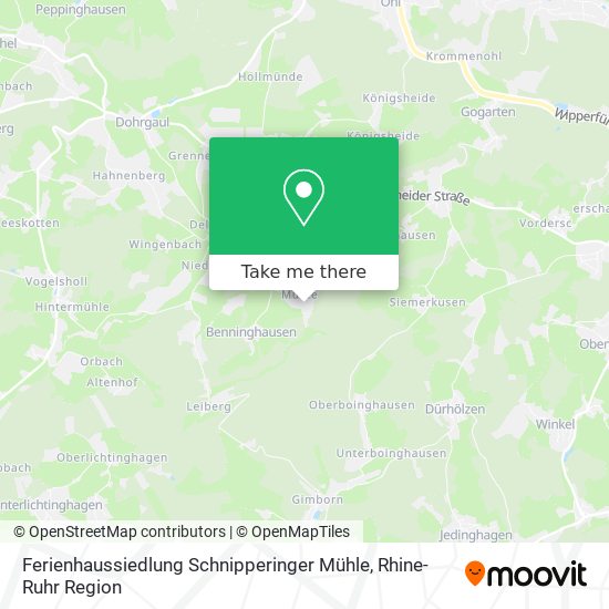 Ferienhaussiedlung Schnipperinger Mühle map