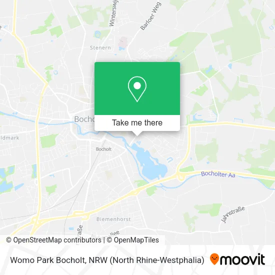 Карта Womo Park Bocholt