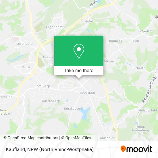 Kaufland map