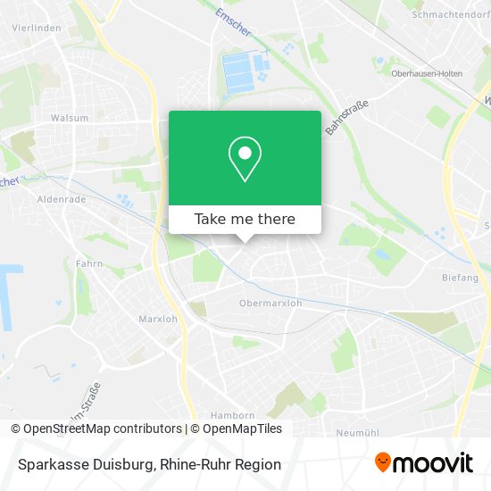 Sparkasse Duisburg map