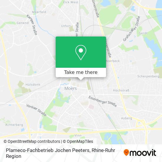 Plameco-Fachbetrieb Jochen Peeters map