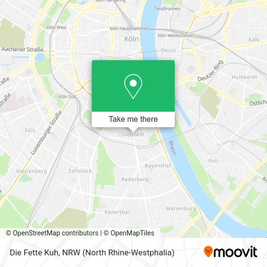 Карта Die Fette Kuh