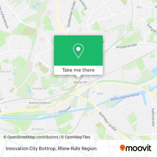 Innovation City Bottrop map